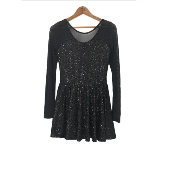 slim fit dress slacks Compte Spain Sequin Bodysuit in Blue main image 1